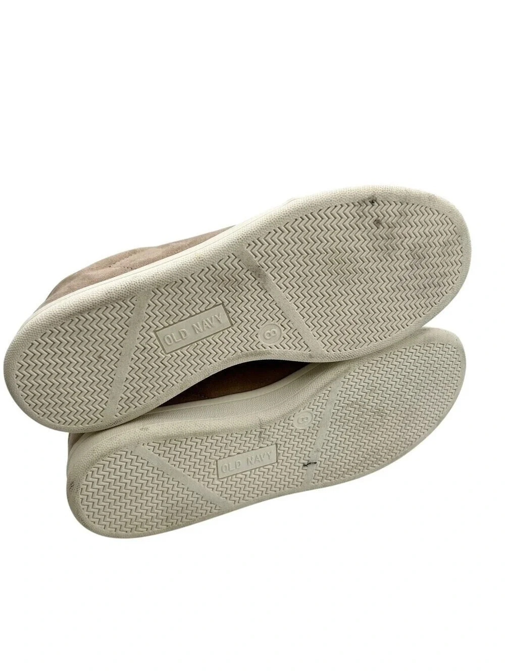 Old Navy Womens Comfort Light Taupe Classic Sneakers Size 8